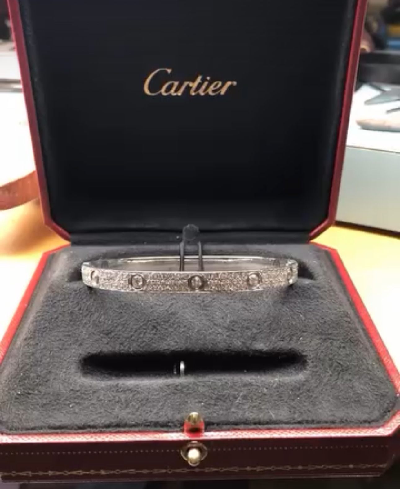 Cartier diamond bracelet
